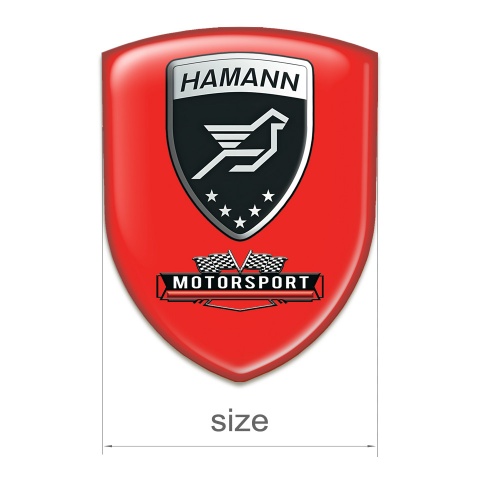 Hamann Car Accessories Badge Red Edition 