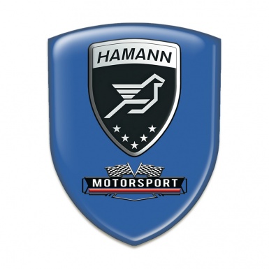 Hamann Self Adhesive Car logo Emblem Blue Edition 