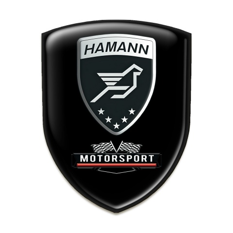 Hamann Silicone Car Decal Badge Black Edition 