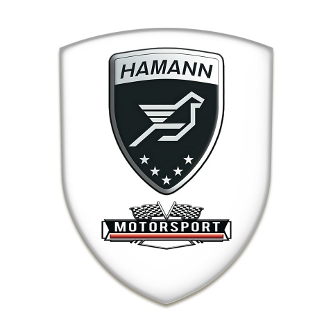 Hamann Silicone Badge High End White Edition 