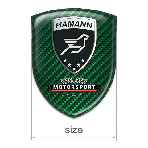 Hamann Domed Emblem Green Carbon Edition 