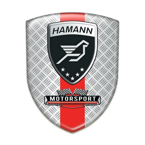 Hamann 3D Gel Emblem Mesh Effect with Red Band Style 