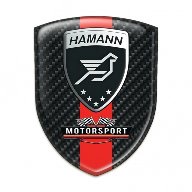 Hamann Emblem Interior Dark Carbon Red Band Style