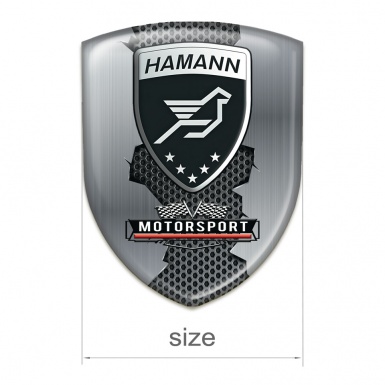 Hamann Silicone Emblem Torn Metal Effect Motorsport Edition 