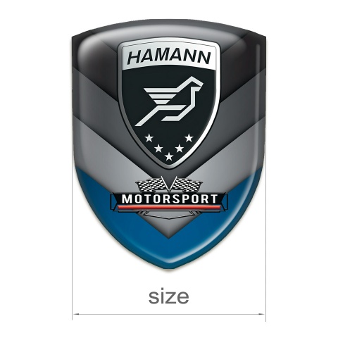 Hamann Resin Sticker Multicolour V Shape Details 