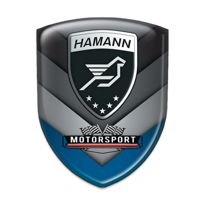 Hamann Resin Sticker Multicolour V Shape Details 