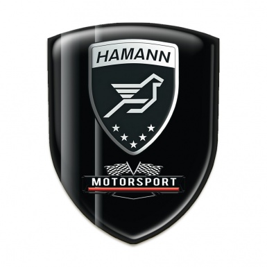 Hamann Tuning Badge Black with Grey Tapes Edition 