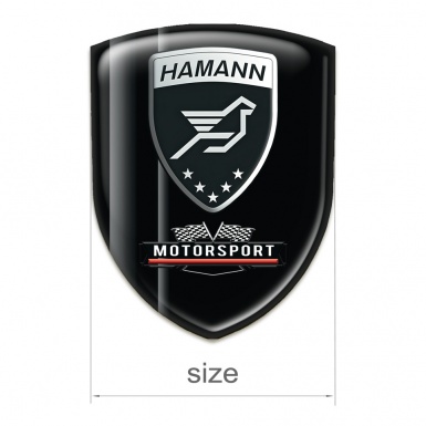 Hamann Tuning Badge Black with Grey Tapes Edition 