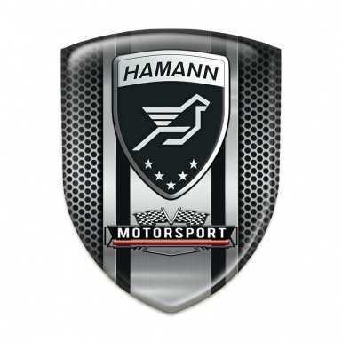 Hamann Car Accessories Badge Metal Mesh with Central panel Design 
