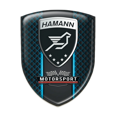 Hamann Car Interior Badge Neon Grid Effect Motorsport Style 