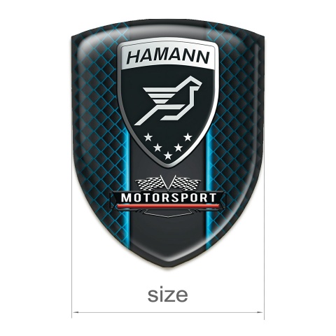 Hamann Car Interior Badge Neon Grid Effect Motorsport Style 