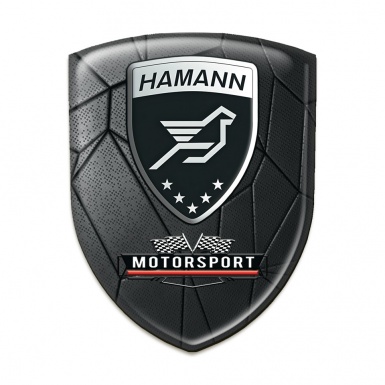 Hamann Auto Emblem Stylish Black Mosaic Effect 