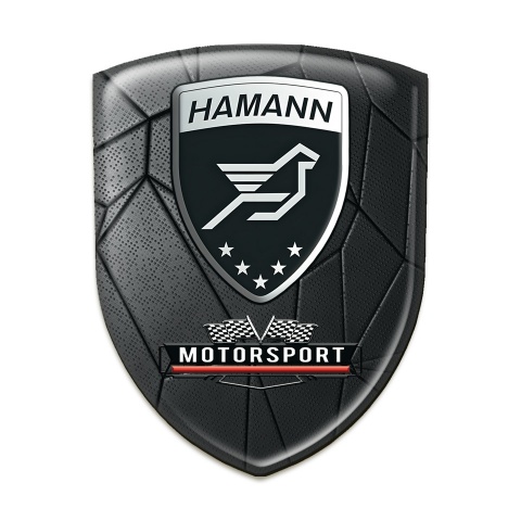 Hamann Auto Emblem Stylish Black Mosaic Effect 