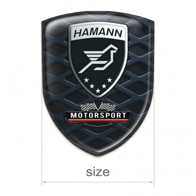 Hamann Emblem Badge Logo 3D Grid Edition 