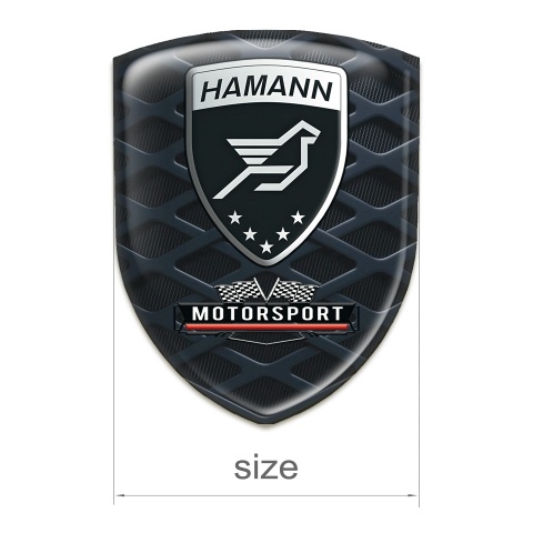 Hamann Emblem Badge Logo 3D Grid Edition 