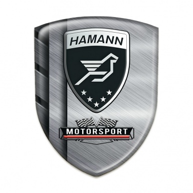 Hamann Silicone Car Decal Badge Steel Plates design 