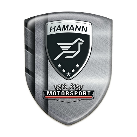 Hamann Silicone Car Decal Badge Steel Plates design 