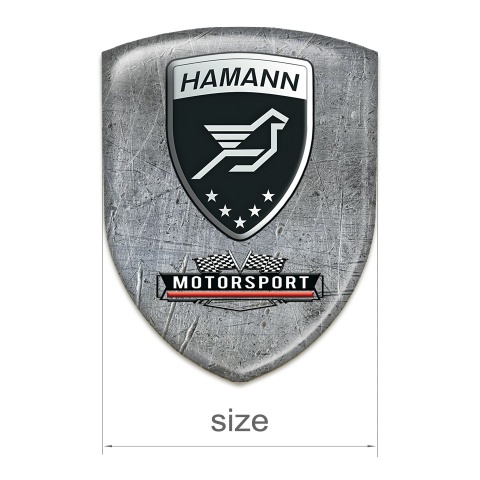 Hamann Silicone Badge Stone Plate Design 