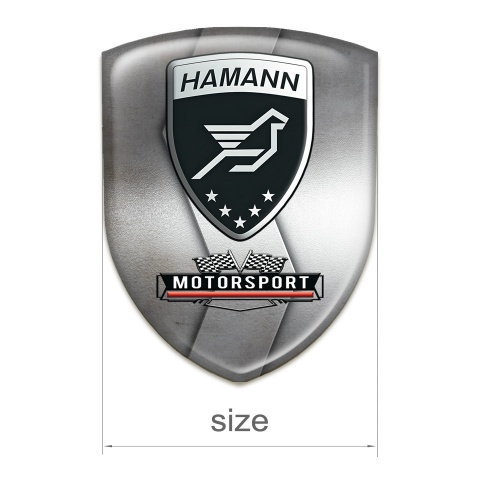 Hamann Auto Emblem Metal S Shape Stamp Design 