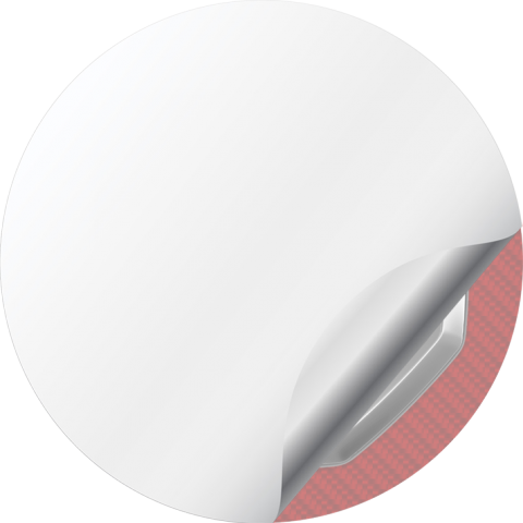 MG Wheel Emblems for Center Caps Red Carbon 3D Logo