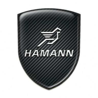 Hamann Silicone Badge Dark Carbon Classic Logo 