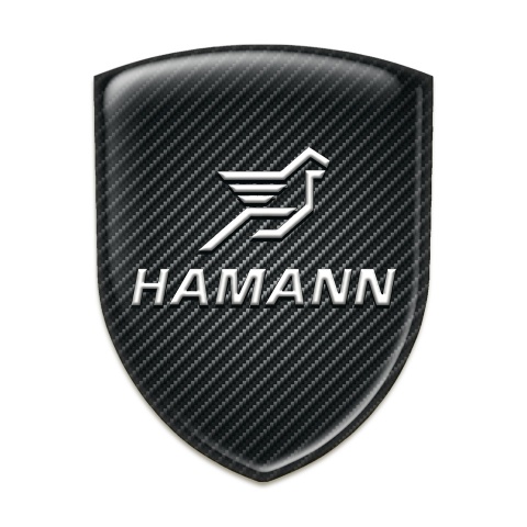 Hamann Silicone Badge Dark Carbon Classic Logo 