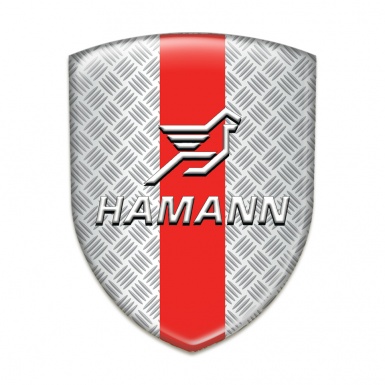 Hamann Tuning Emblem Mesh Effect with Red Band Pattern 