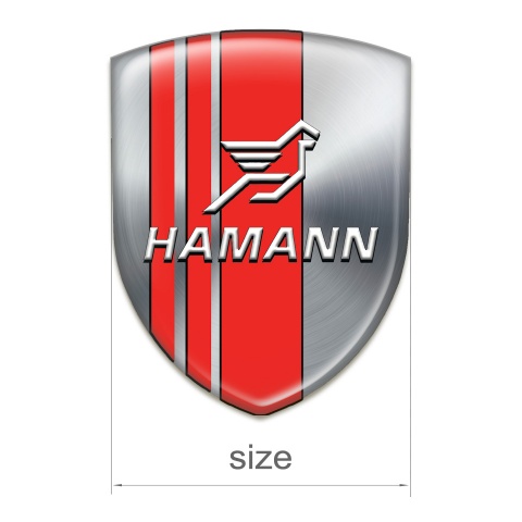 Hamann Emblem Interior Silver with Red Tapes pattern 