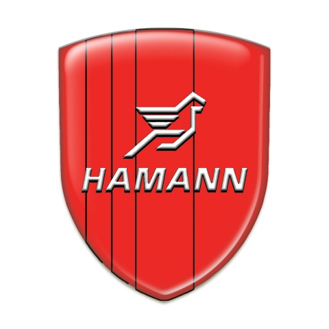 Hamann Car Accessories Badge High End Red Decoration  