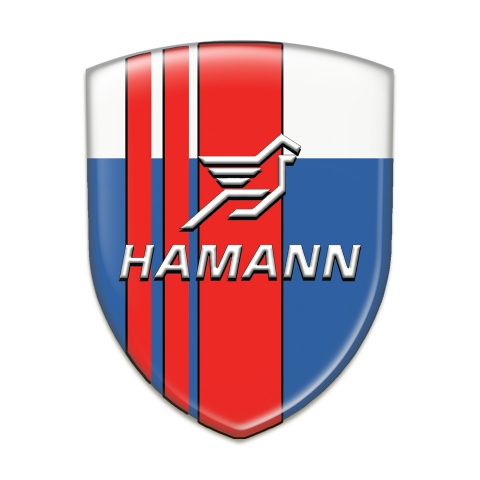 Hamann Silicone Shield Blue White with Red Tapes Pattern 