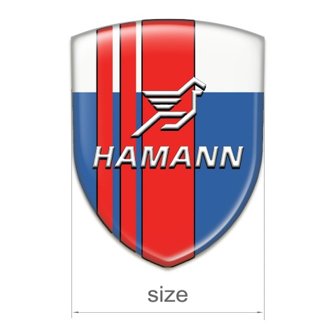 Hamann Silicone Shield Blue White with Red Tapes Pattern 