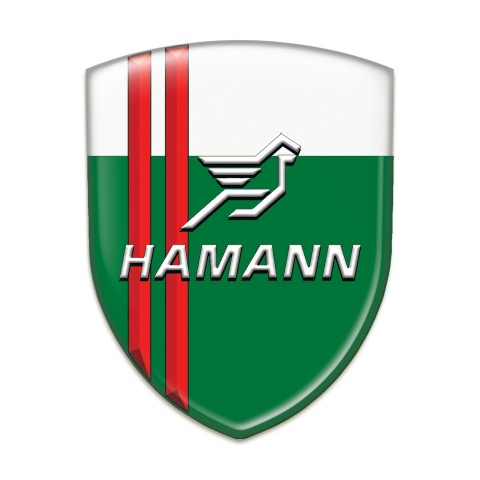 Hamann Emblem Interior Green White with Red Lines type 