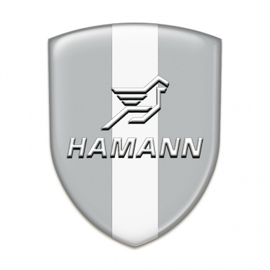 Hamann Resin Sticker Grey with White Central Tape 
