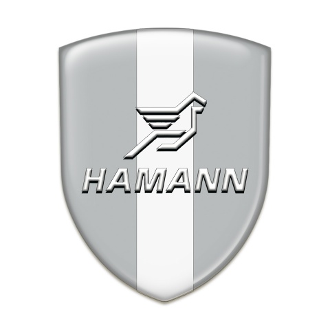 Hamann Resin Sticker Grey with White Central Tape 