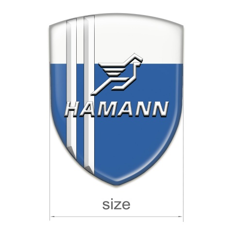 Hamann Silicone Shield Blue White with White Stripes Version 