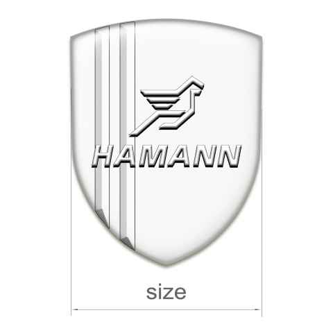 Hamann Logo Emblem High Quality White Version 