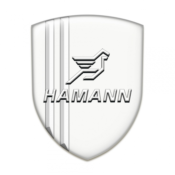 Hamann Logo Emblem High Quality White Version 