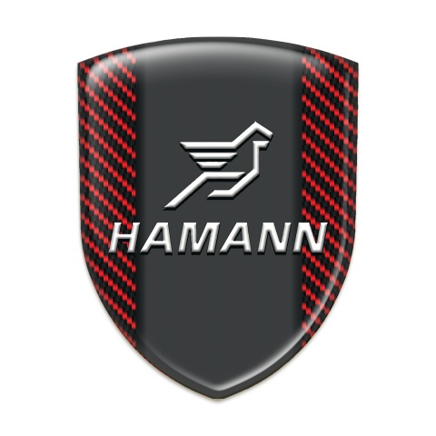 Hamann Car Accessories Badge Red Carbon Version 