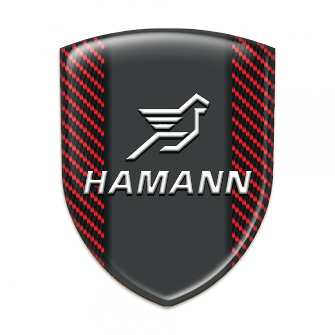 Hamann Car Accessories Badge Red Carbon Version 