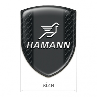 Hamann Self Adhesive Car logo Emblem Dark Carbon Version 