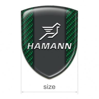 Hamann Car Interior Badge Green Carbon Version 