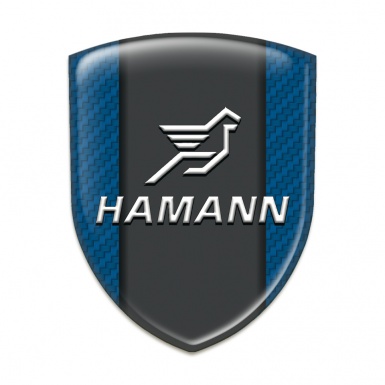Hamann Auto Emblem Navy Blue Carbon Version 