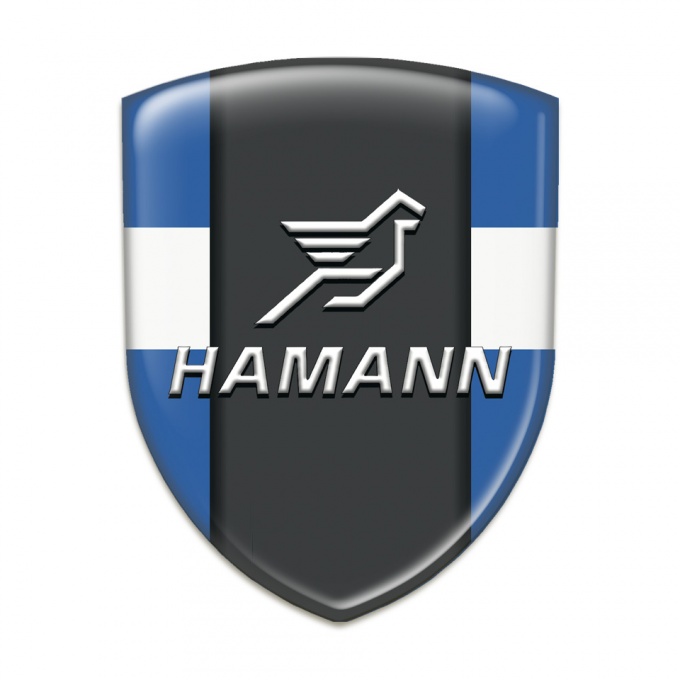 Hamann Logo Emblem Blue with White Band Version 