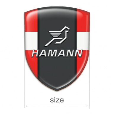 Hamann Tuning Emblem Red with White Band Version 