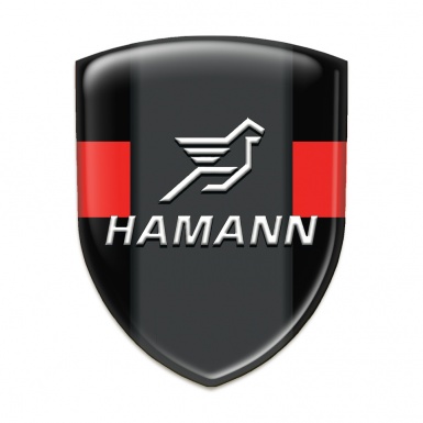Hamann Silicone Emblem Black with Red Band Version 