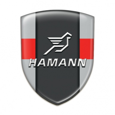 Hamann Resin Sticker Grey with Red Band Version 