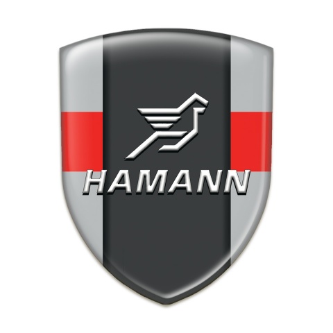 Hamann Resin Sticker Grey with Red Band Version 