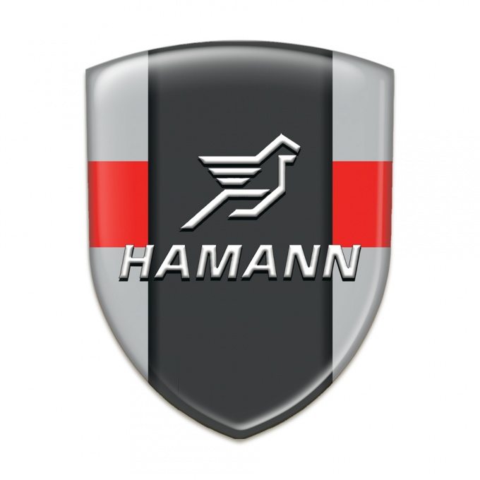 Hamann Resin Sticker Grey with Red Band Version 