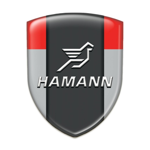 Hamann Emblem Interior Grey Red with Black Central Panel Version 