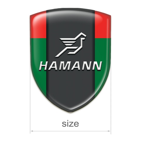 Hamann Car Interior Badge Green Red Version 